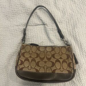 Coach Vintage Demi Shoulder Bag 6094 Brown Signature